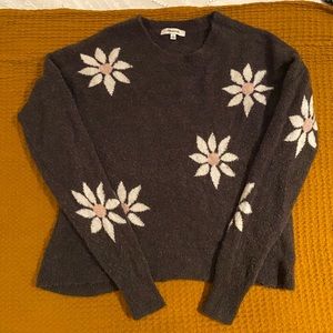 Cozy Madewell Floral Sweater